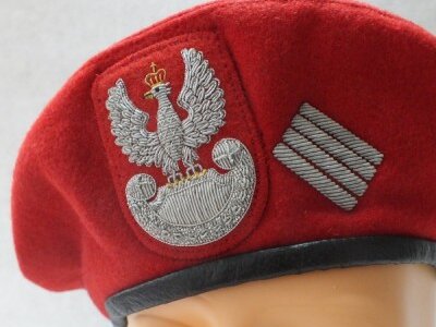 Beret wzór 418/MON HAFT BAJOREK