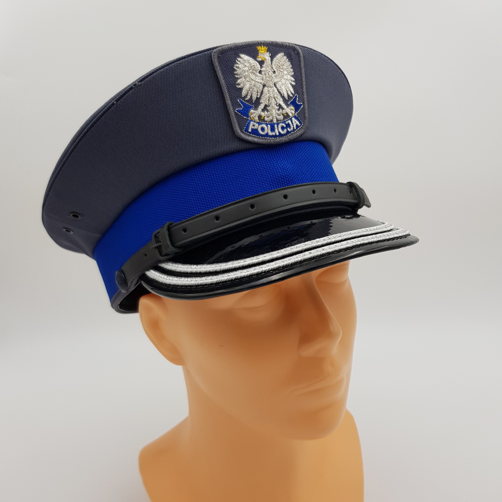 Czapka garnizonowa oficera starszego - Policja