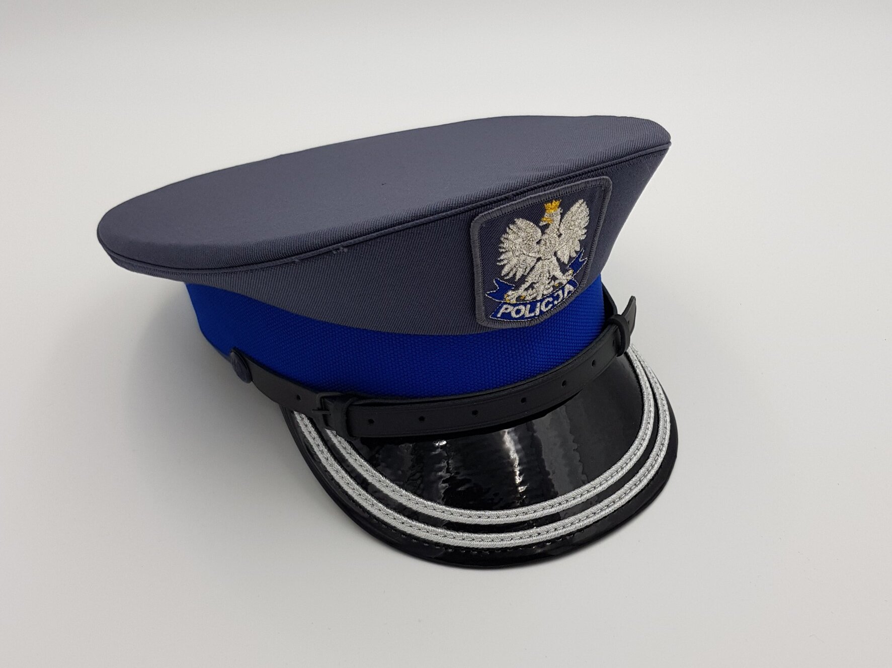 Czapka garnizonowa oficera starszego - Policja