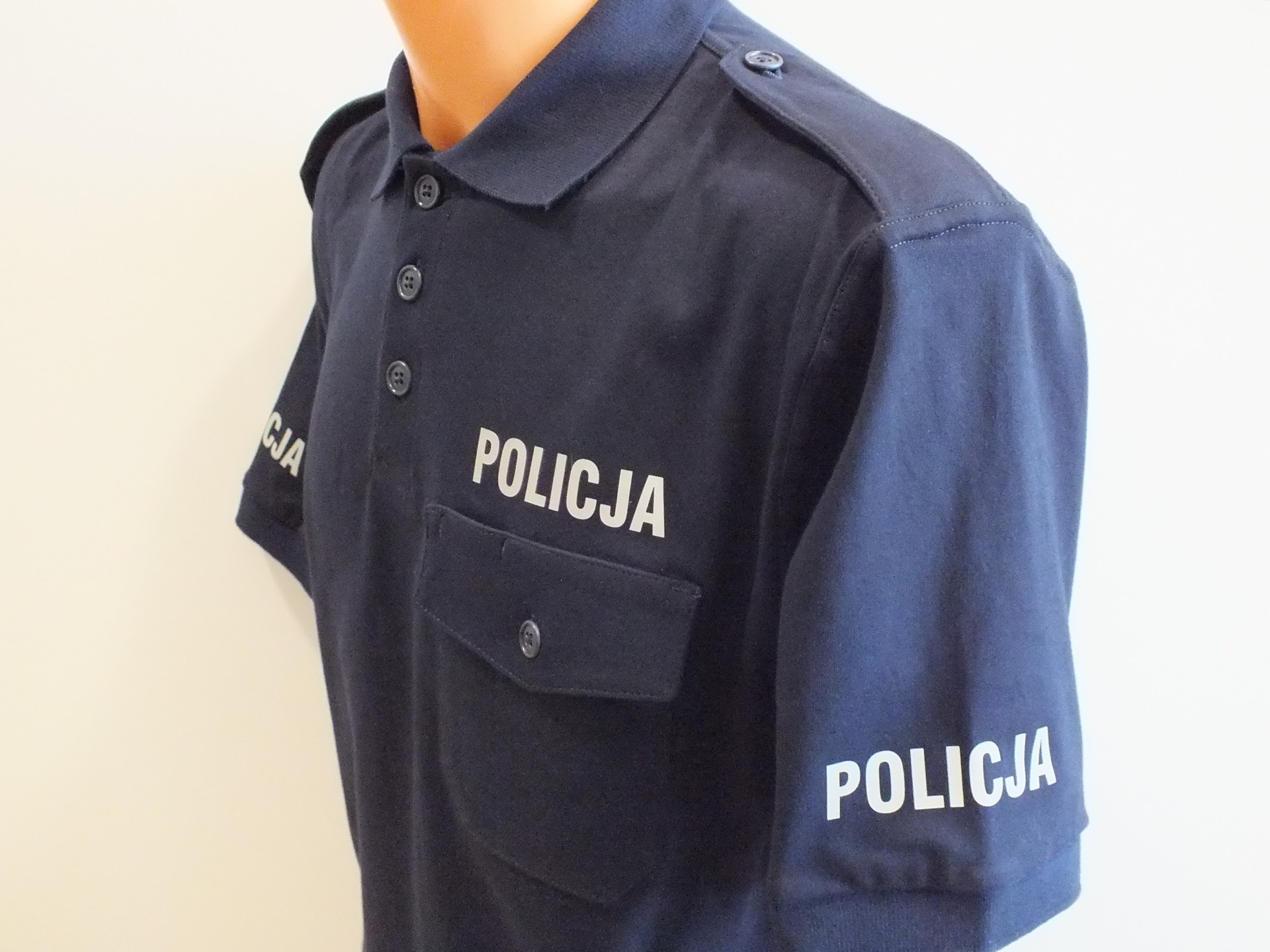 Koszulka Polo POLICJA Przewodnik Psa