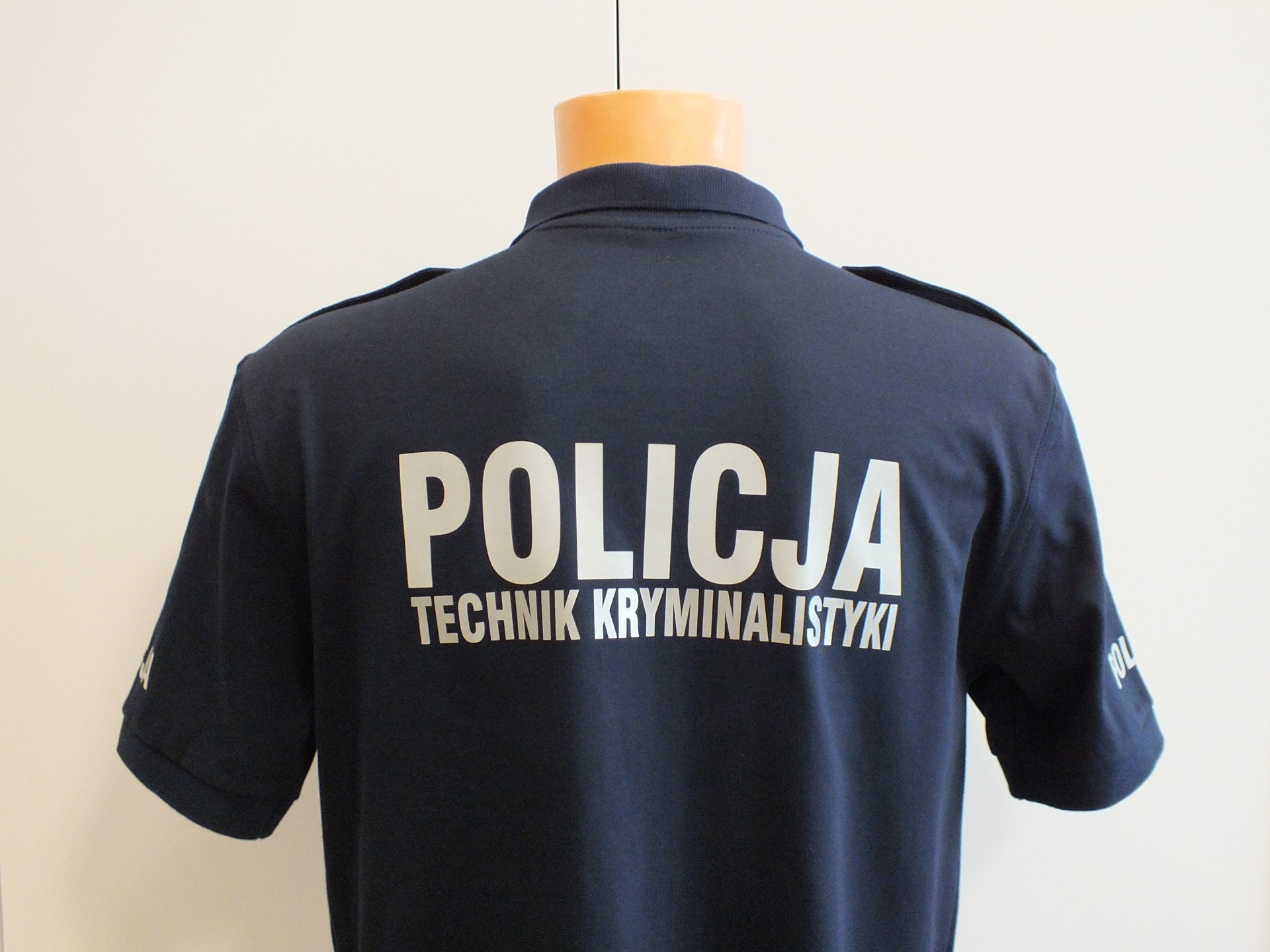 Koszulka Polo POLICJA Technik Kryminalistyki