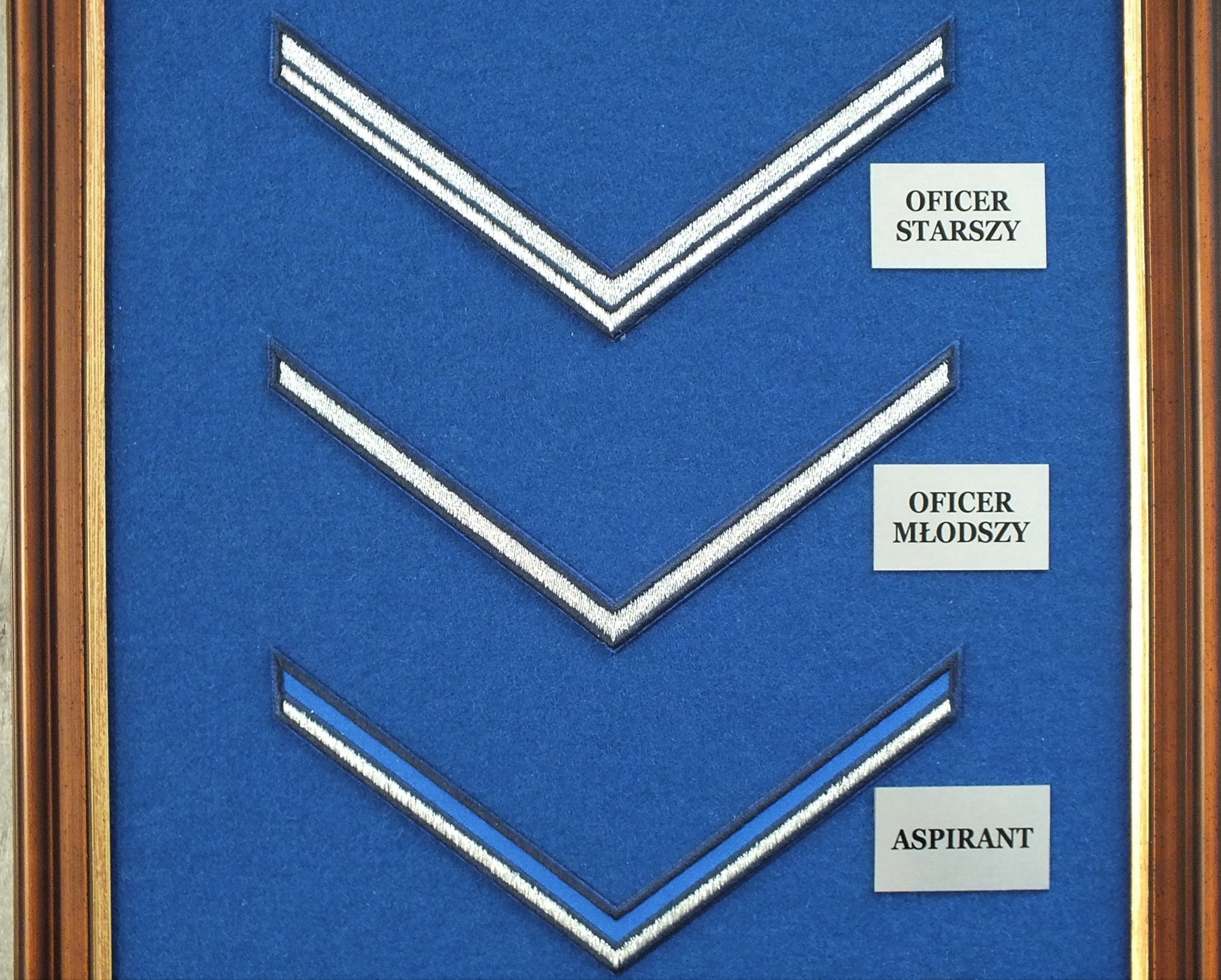 Oznaki stopnia na mundur "Krokiewki" - Policja
